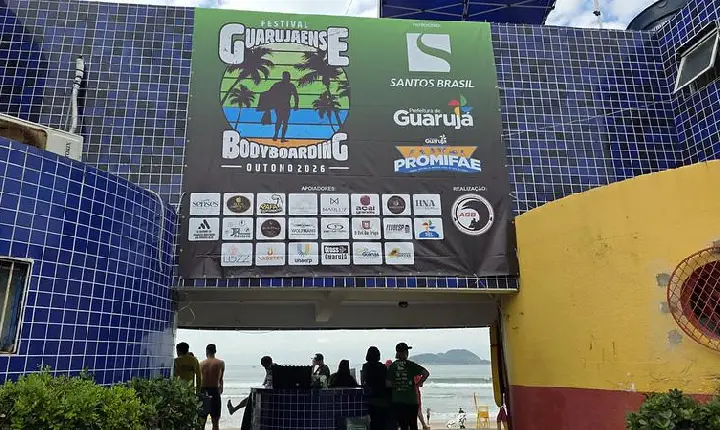 22 atletas da Cidade conquistam troféus no Festival Guarujaense de Bodyboarding