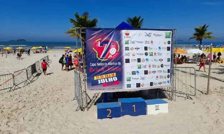 8ª Copa Pérola do Atlântico de beach tênis estima 500 participantes neste final de semana