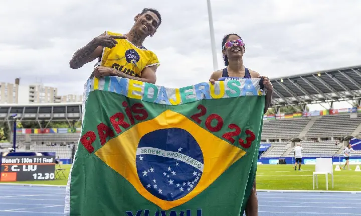 Atletismo: Brasil é ouro com Yeltsin e Jerusa no Mundial Paralímpico