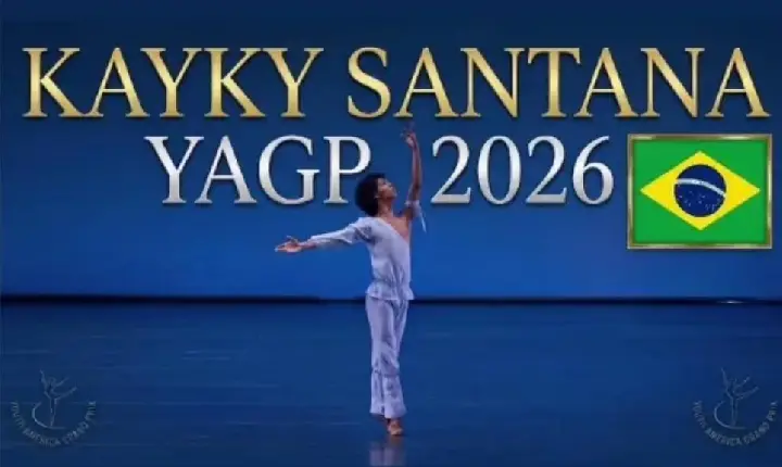 Bailarino de Guarujá conquista bolsa de estudos no Next Generation Ballet (NGB)
