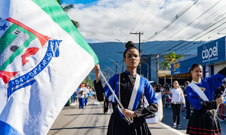 Desfile do aniversário de Bertioga tem maior participação da história: 4,4 mil pessoas