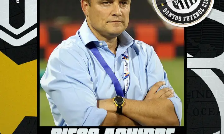 DIEGO AGUIRRE É O NOVO TÉCNICO DO SANTOS FC