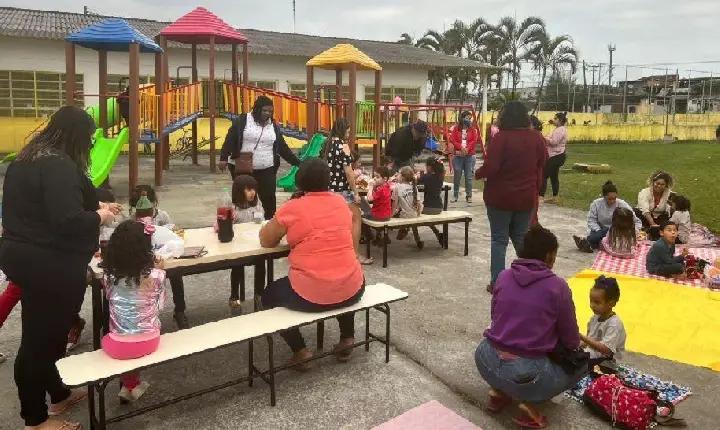 EMEIEF do Parque São Vicente é mais uma unidade a receber parquinho recreativo