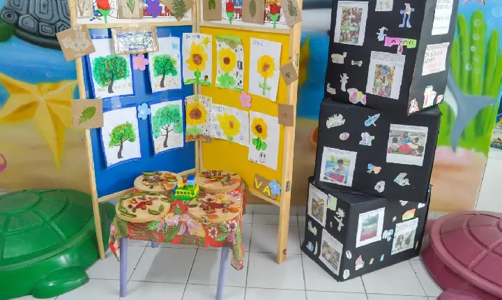 E.M.Hermínia Vitiello em Guarujá estimula criatividade de alunos por meio da arte