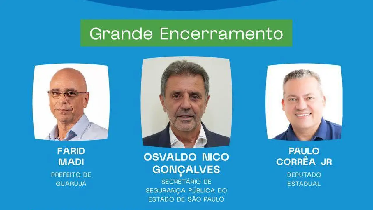 Encerramento do 1º Congresso de Segurança Pública e Desenvolvimento Humano de Guarujá