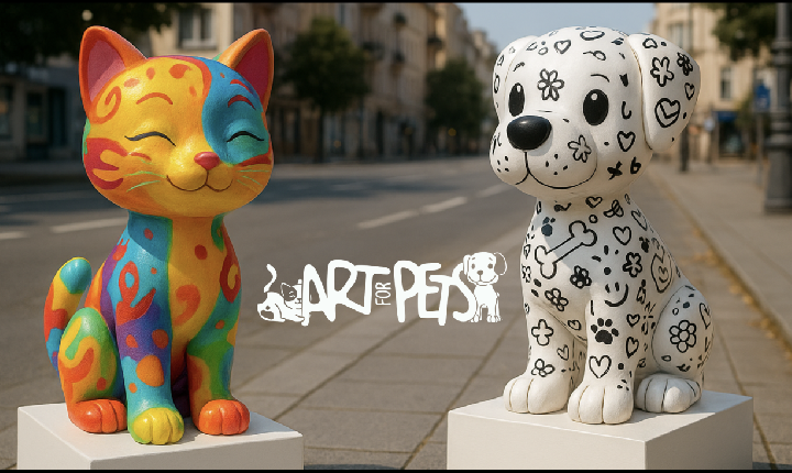 Exposição de esculturas de cães e gatos vai ocupar a cidade de São Paulo em prol da causa animal