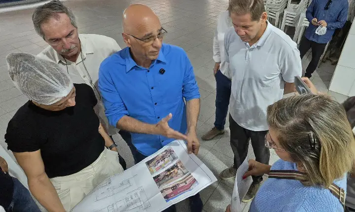 Farid Madi assina ordem de serviço para reforma do Restaurante Popular Tibério Birolini