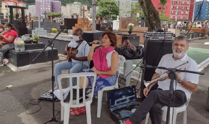 Finados terá música e celebração religiosa nos três cemitérios municipais de Santos