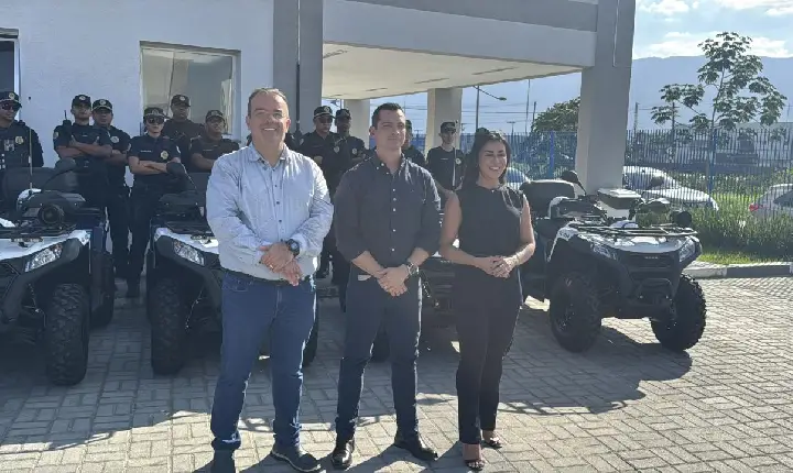 GCM recebe novos quadriciclos para reforço do patrulhamento nas praias de Bertioga