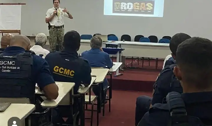 GCMs de Guarujá participam de Curso de Multiplicadores na Prevenção ao Uso de Drogas