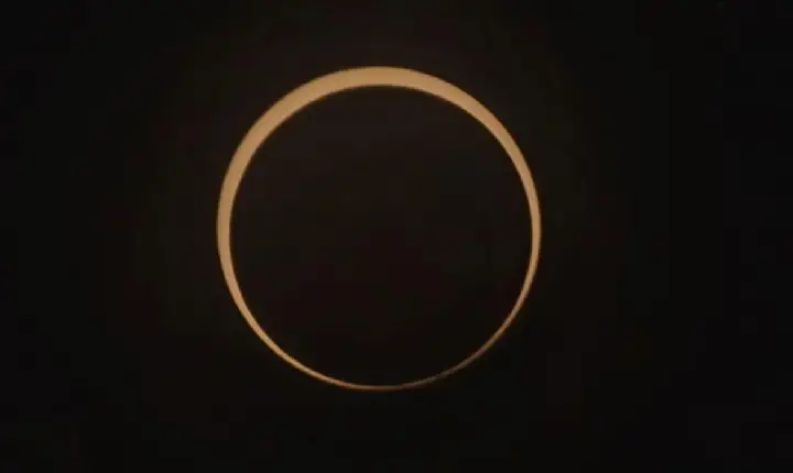 Geral Eclipse anular do Sol é observado no Norte e Nordeste do Brasil