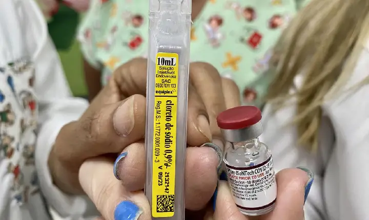 Guarujá inicia vacinação contra covid-19 para bebês nesta segunda-feira (02)