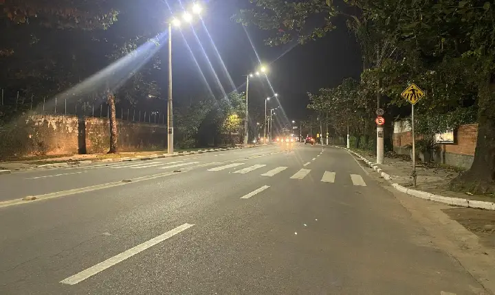 Guarujá instala mais 385 novos pontos de iluminação de LED nos bairros