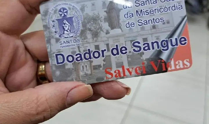Hemonúcleos de Santos recebem doadores de sangue em ação solidária