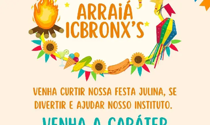 Instituto Charles do Bronxs realiza o Arraiá no dia 8 de julho, em Guarujá
