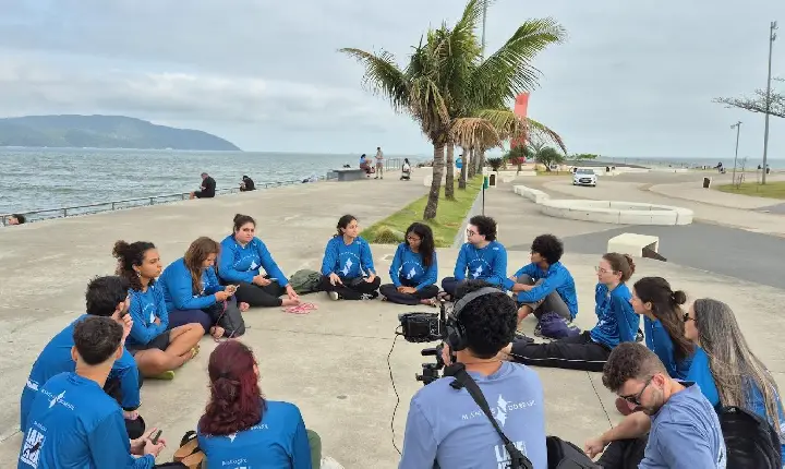 Jovens de todo o Brasil desembarcam na Baixada Santista para imersão socioambiental