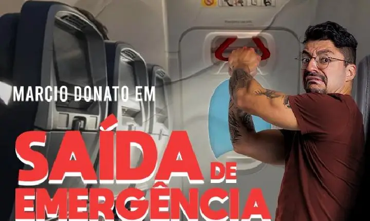 Márcio Donato traz o show “Saída de Emergência” a Guarujá