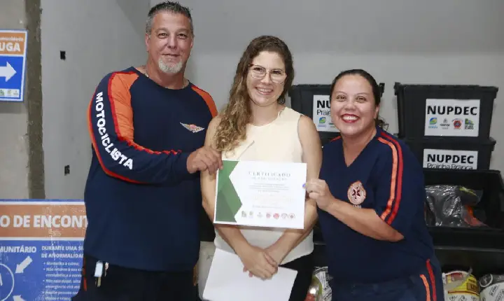 Moradores da Prainha Branca são qualificados para ação de resposta em caso de desastres naturais