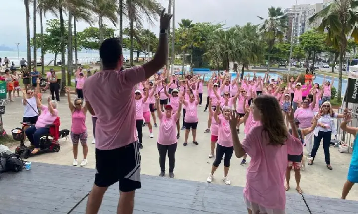 Movimento pela Vida em Santos reúne mais de 300 pessoas com esporte e conscientização