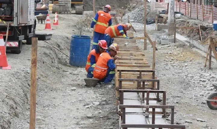 Obras do VLT avançam no Centro de Santos e trânsito terá mudanças a partir de segunda (15)