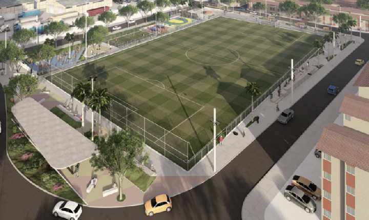 Parque Caneleira: Santos garante recursos estaduais para campo de futebol com dimensões oficiais