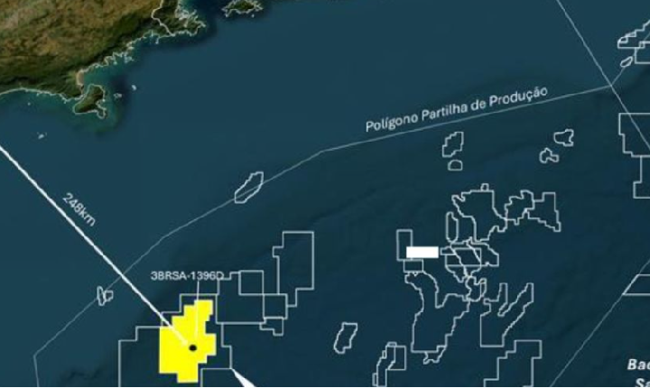 Petrobras informa sobre nova descoberta de petróleo na Bacia de Santos
