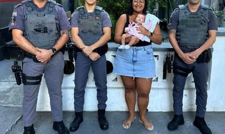 Policiais do 6º BPM/I salvam bebê de 1 mês duas vezes em 10 dias com ações rápidas e corajosas