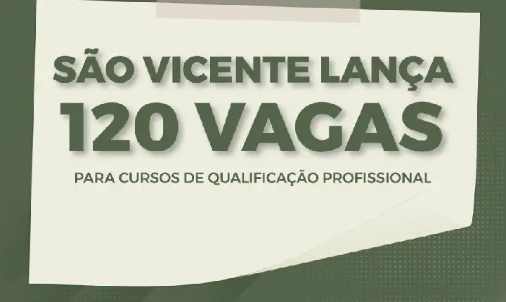 Prefeitura de São Vicente e Senac lançam cursos para qualificação profissional