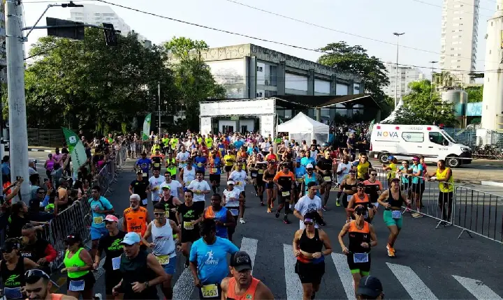 Santista de Pedestrianismo começa com festa do esporte e recorde de atletas