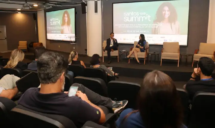 Santos Summit: palestras sobre inovação, empreendedorismo e sustentabilidade chamam atenção