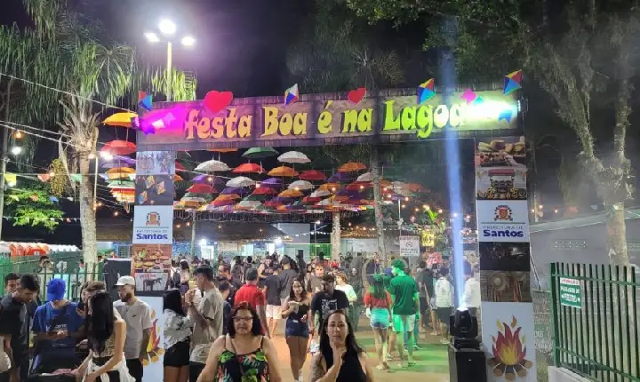 Sucesso de público, Quermesse na Lagoa segue no próximo fim de semana em Santos