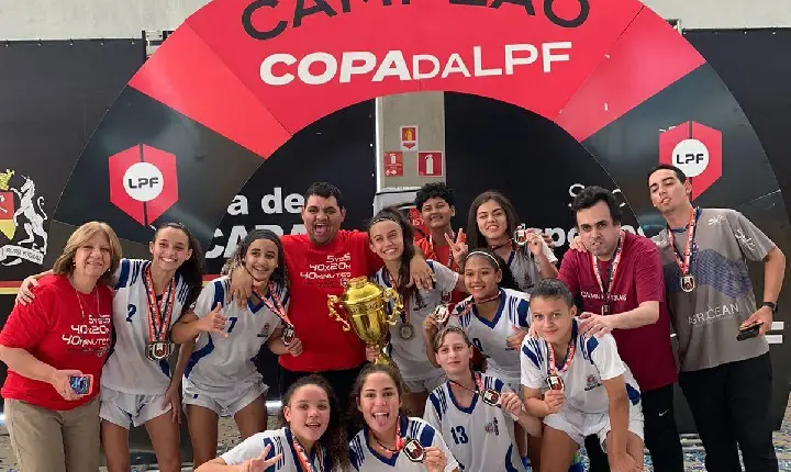 Time de futsal feminino de Guarujá  é campeão da Liga Paulista sub-17