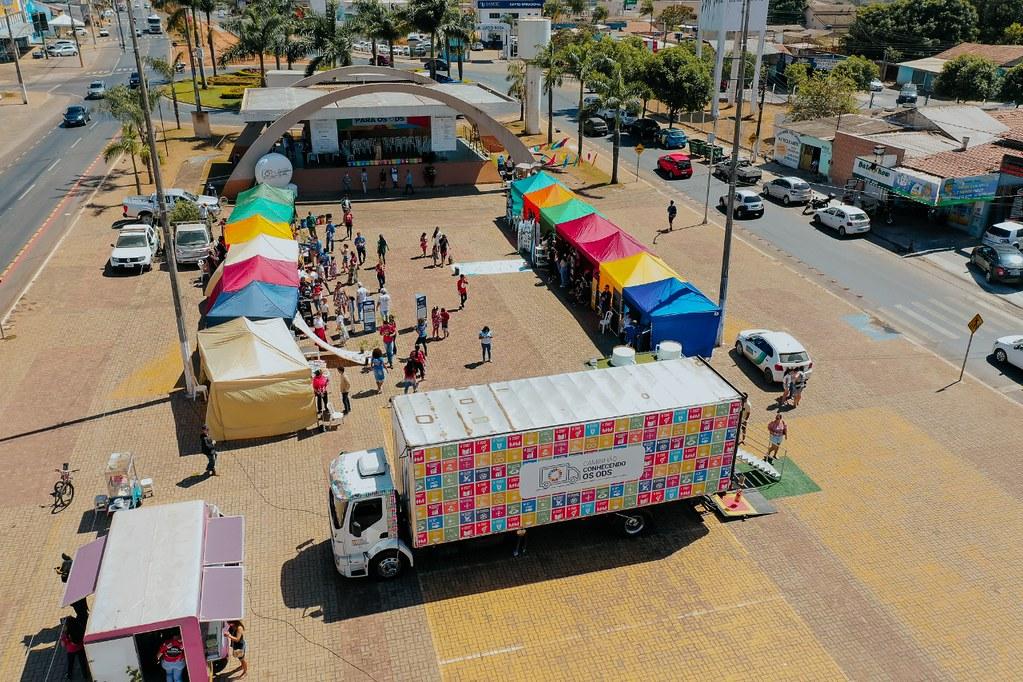 Caminh\u00e3o \u2018Conhecendo os ODS\u2019 estaciona em Guaruj\u00e1 - jornalmegalopole