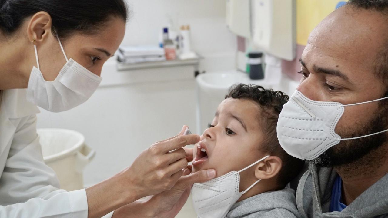 Imunização contra a poliomielite e multivacinação é prorrogada até 31 de outubro