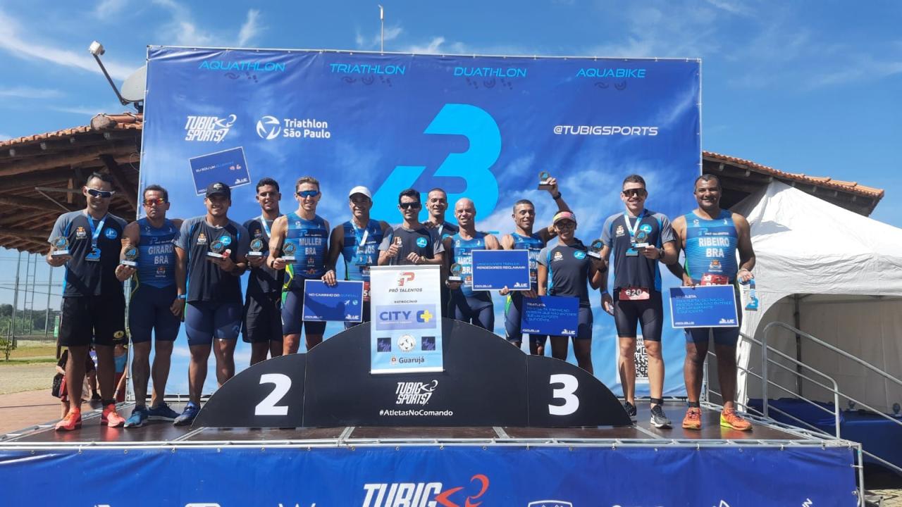 Atletas da Pró-Talentos/Sel são campeões gerais do Campeonato Paulista de Aquathlon