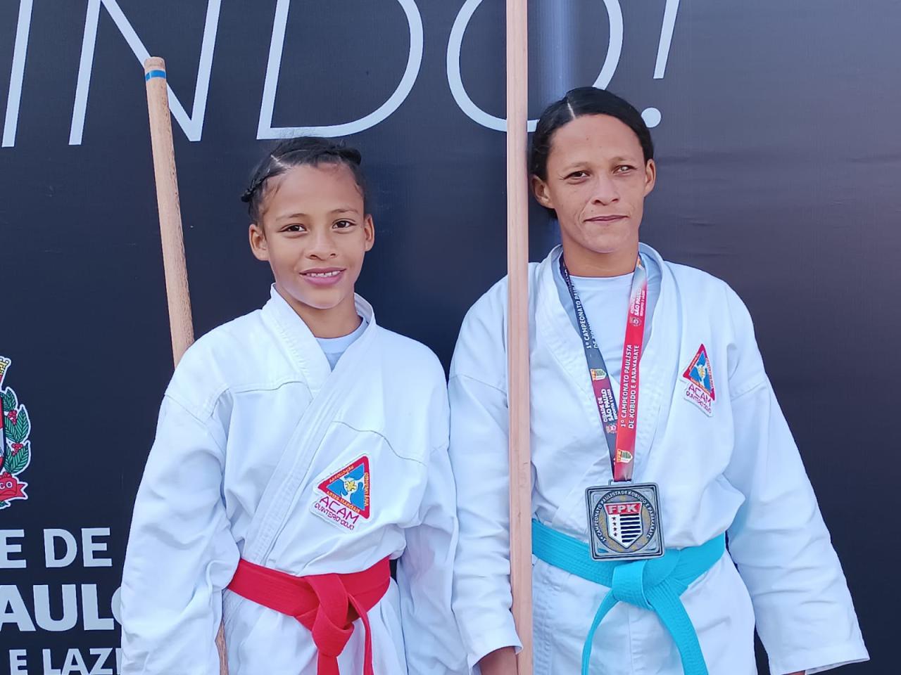 Com deficiência visual, aluna do Caec vence Paulista de Kobudo e Parakatê