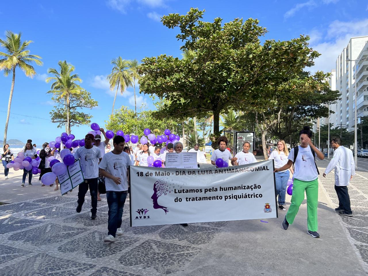 Dia da Luta Antimanicomial é celebrado com caminhada e práticas integrativas