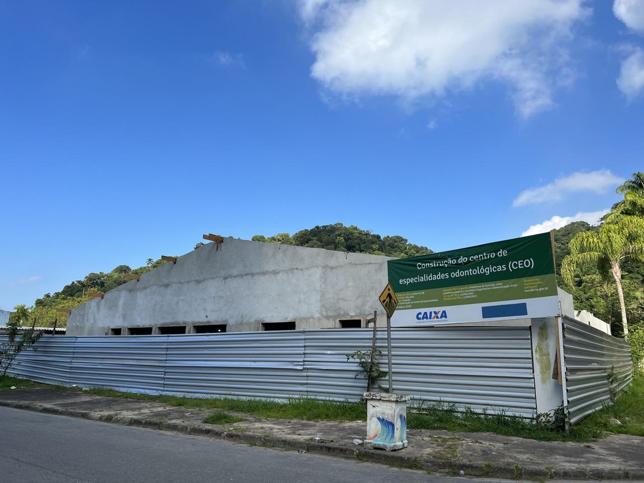 Obras do novo Centro de Especialidades  Odontológicas estão 55% concluídas