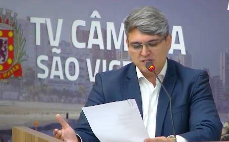 Piso Nacional da Enfermagem: Vereador de São Vicente questiona repasse federal para a cidade