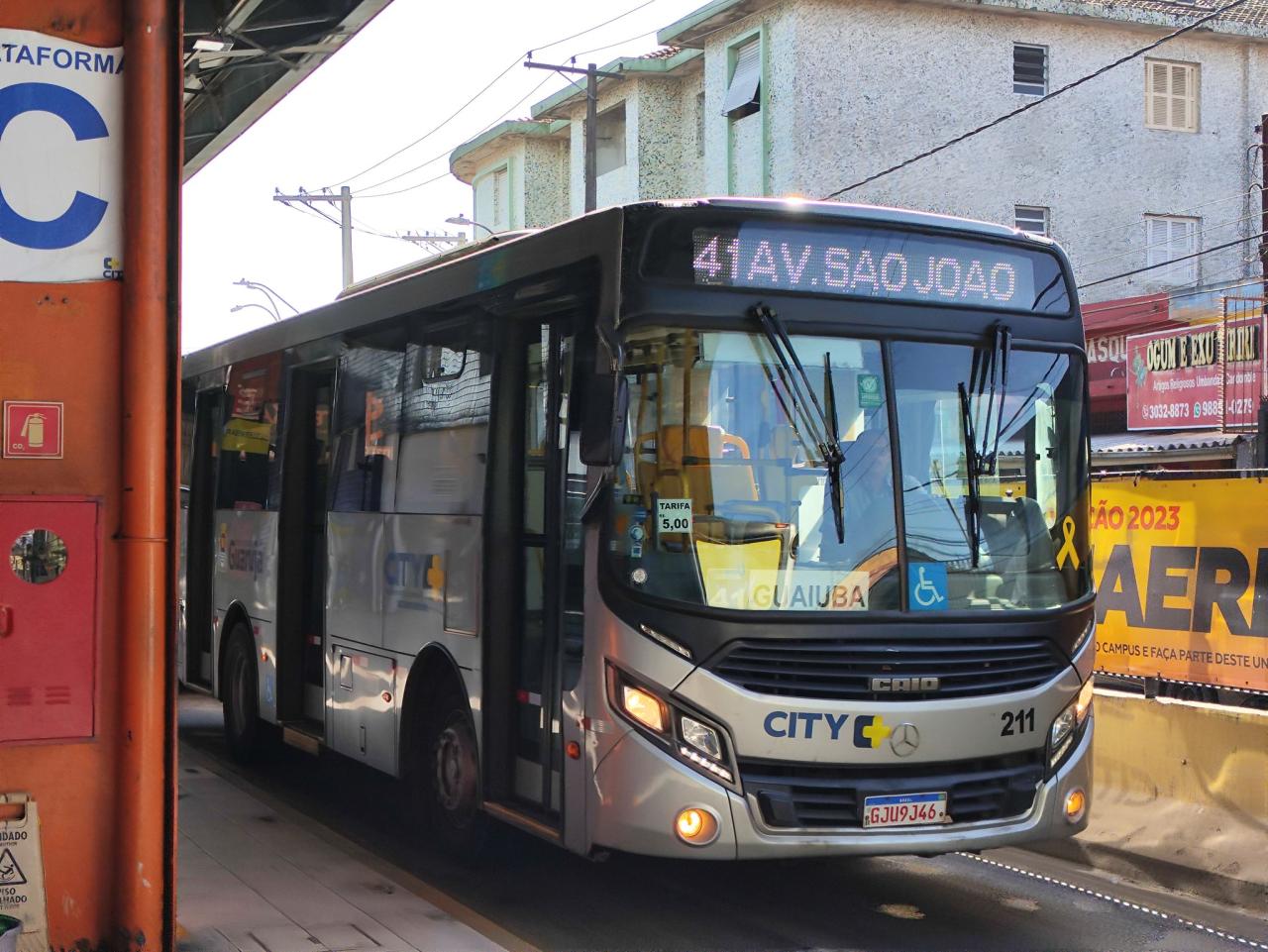 Prefeitura de Guarujá amplia Linha 41   até Santa Cruz dos Navegantes