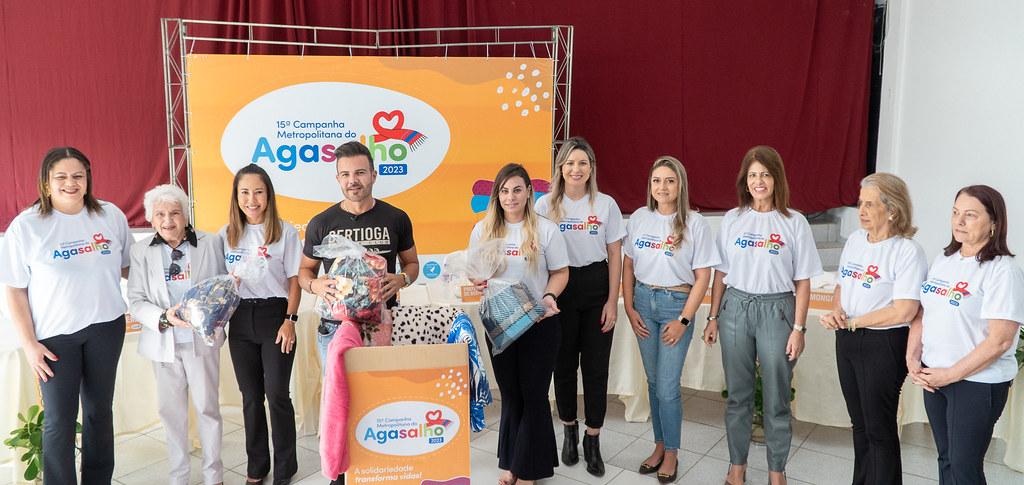 Abertura da 15ª Campanha Metropolitana do Agasalho é marcada por fraternidade entre as cidades da Baixada Santista