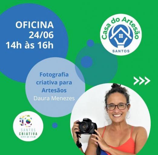 Casa do Artesão ensina empreendedores santistas a fotografar seus produtos para divulgar nas redes sociais