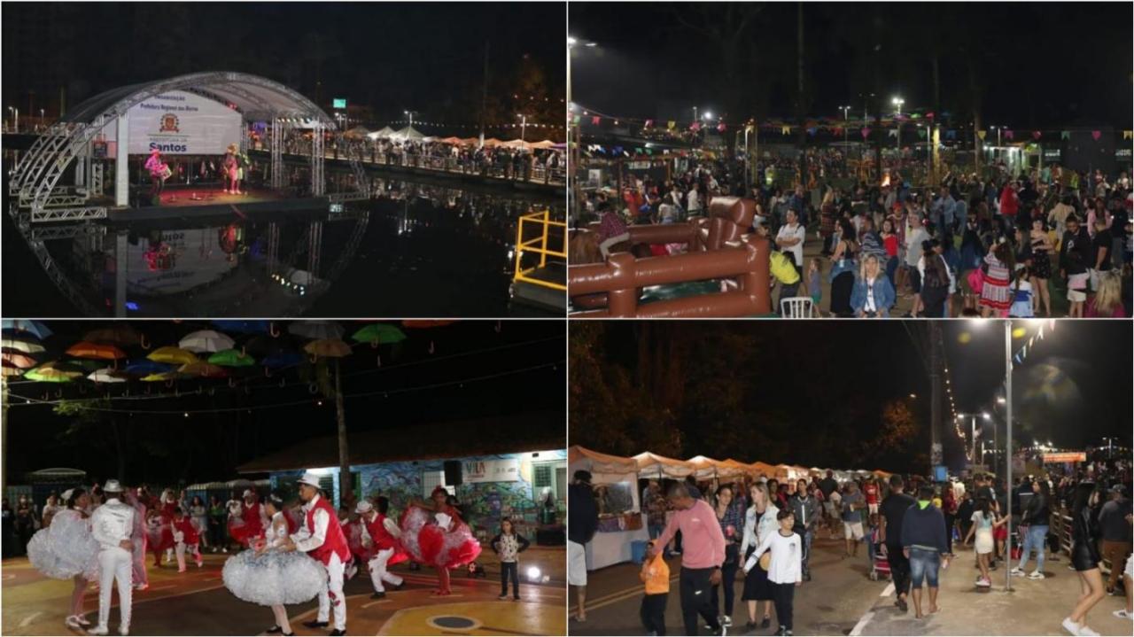 Festa junina na Lagoa da Saudade, em Santos, terá gastronomia variada, artesanato e muita diversã