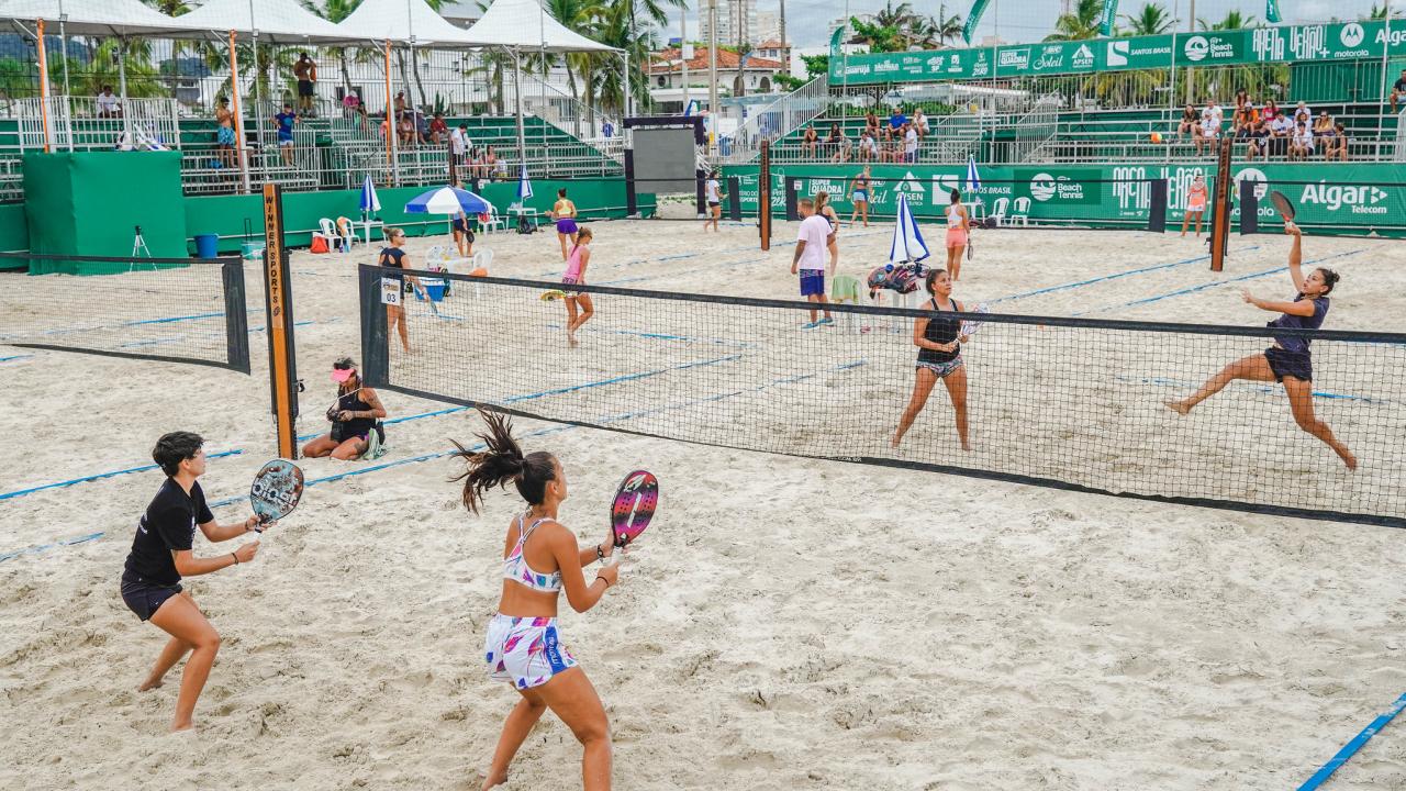 Guarujá recebe etapa do Track&Field Open Beach Tennis entre 21 e 23 de julho
