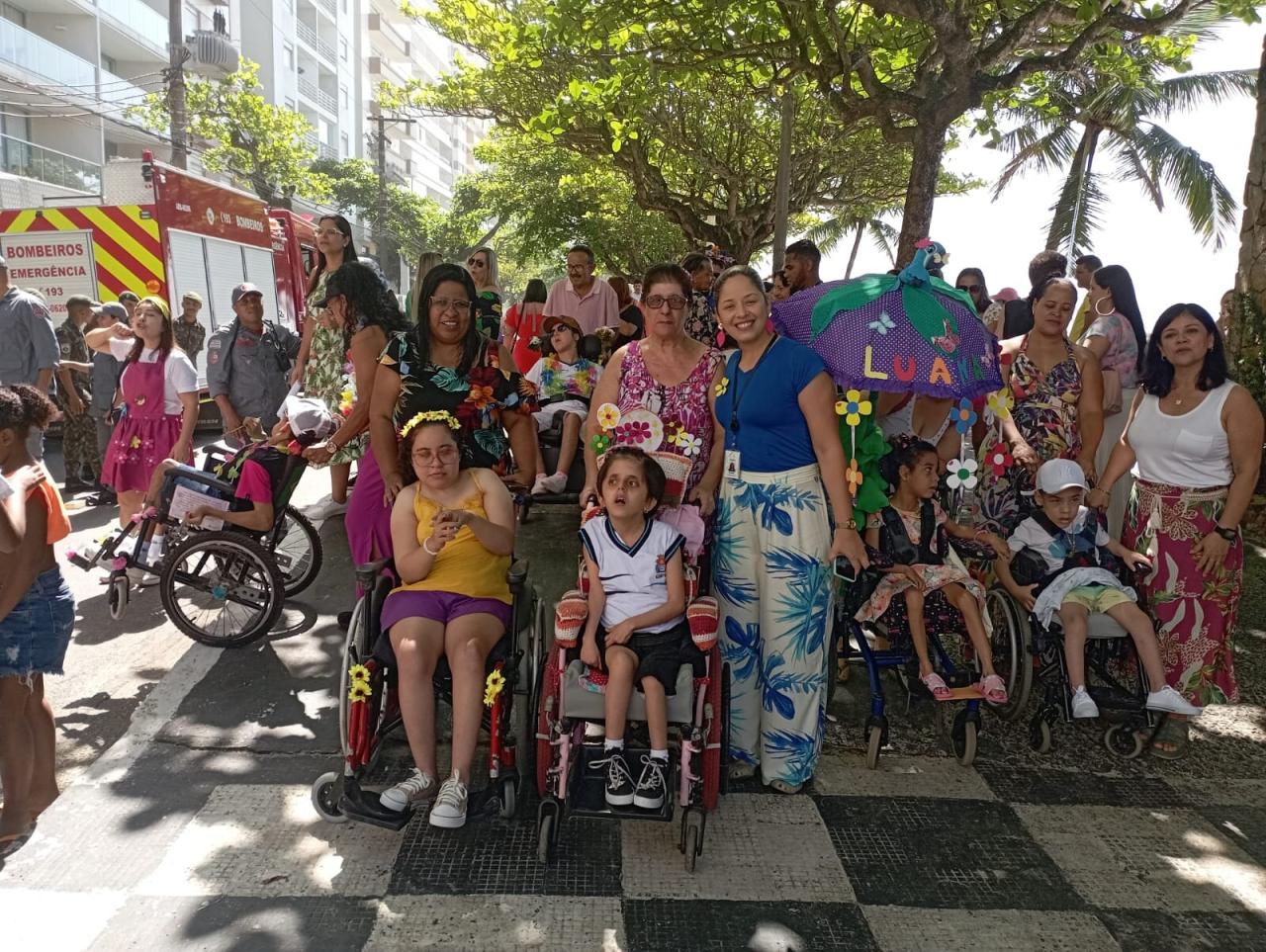 Caminhada marca mobilização em alusão ao  Dia Nacional da Luta das Pessoas com Deficiência