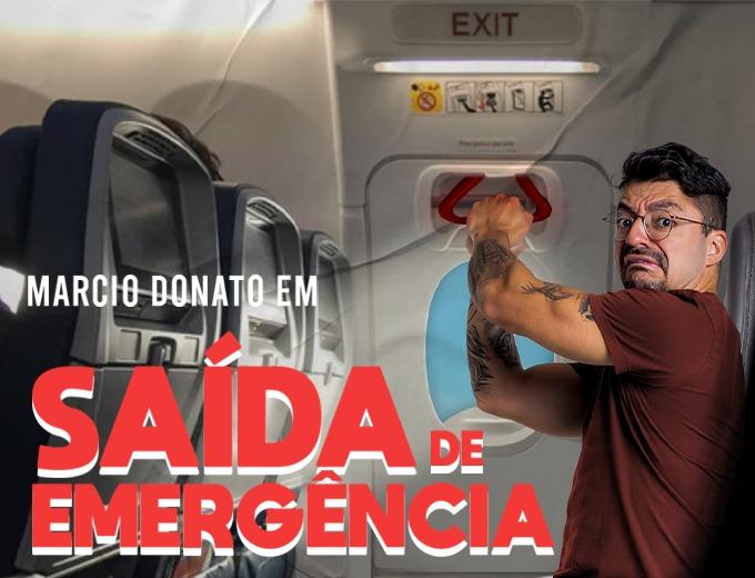 Márcio Donato traz o show “Saída de Emergência” a Guarujá