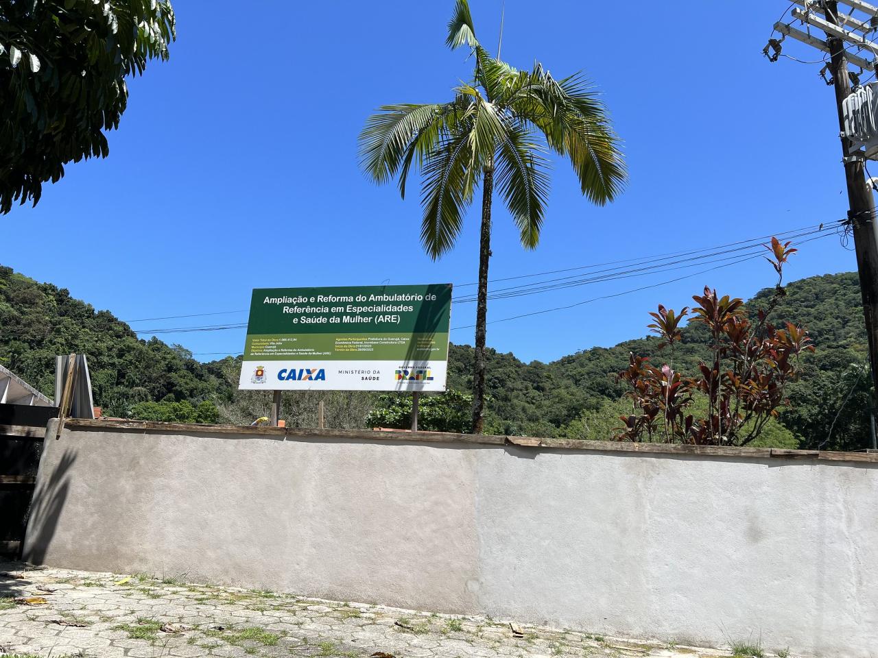 Começam serviços de alvenaria  na ampliação do ARE Vila Júlia