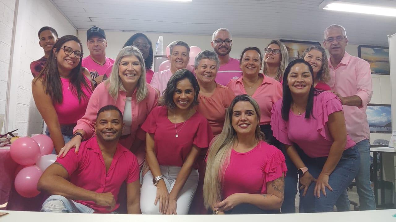 RH da prefeitura de Bertioga promove café da manhã especial em alusão ao Outubro Rosa