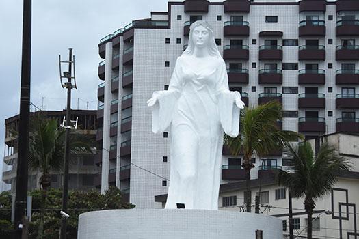 PG une história, cultura e tecnologia em recuperação da Estátua de Iemanjá