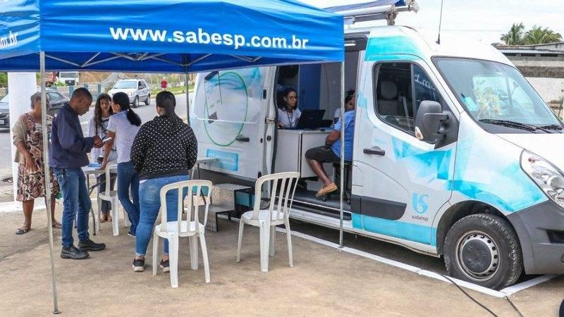 Agência Móvel da Sabesp atende em Cubatão nos últimos dias do feirão de negociação